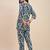 Printed top with trousers co ords