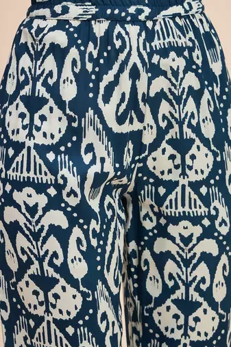Printed top with trousers co ords