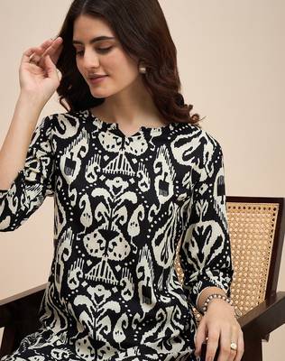 Black & white printed co ords 5