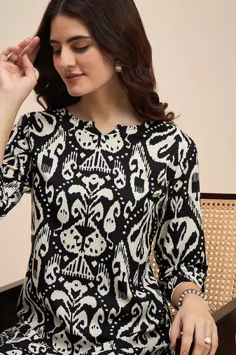 Black & white printed co ords