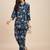Printed shirt with trousers co ords