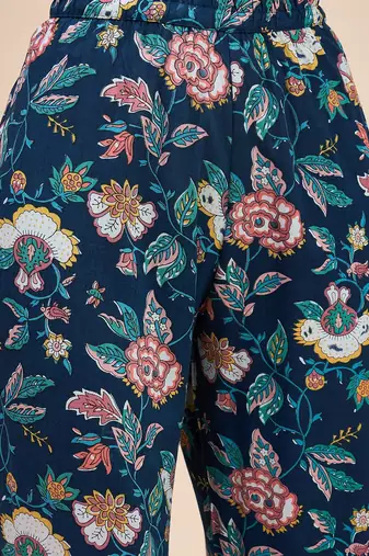 Printed shirt with trousers co ords