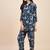 Printed shirt with trousers co ords