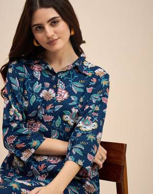 Printed shirt with trousers co ords 5
