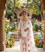 New kids collection trendy stylish kids wear heavy embroidery sequence work kurta set