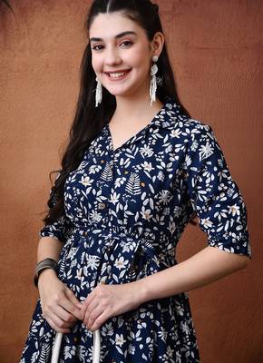 printed v neck tunic & trousers co ords 5