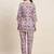 Printed top with trousers co ords