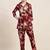 Printed shirt with trousers co ords