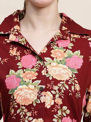 Printed shirt with trousers co ords 4