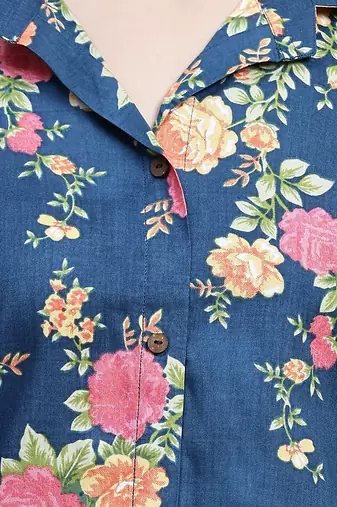 Printed shirt  with trousers co ords