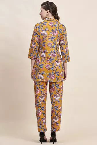Printed shirt & trousers co ord