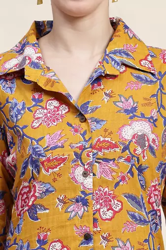 Printed shirt & trousers co ord