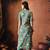 Floral printed mandarin collar tunic with palazzo set