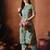 Floral printed mandarin collar tunic with palazzo set