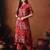 Maroon printed tunic with palazzo co ords
