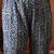 Blue printed cotton tunic with trousers co ords