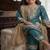 Trendy stylish kids wear heavy embroidery sequence work kurta set