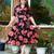 Floral printed shirt dress