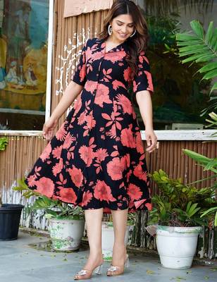 Floral printed shirt dress 3