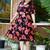 Floral printed shirt dress