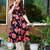 Floral printed shirt dress