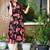 Floral printed shirt dress