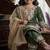 Trendy stylish kids wear heavy embroidery sequence work kurta set