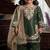 Trendy stylish kids wear heavy embroidery sequence work kurta set