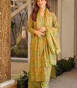  cambric cotton kurti set with dupatta & bottomheavy printed casual outfit
