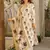  cambric cotton kurti set with dupatta & bottomheavy printed casual outfit