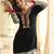 Latest designer premium simar silk mirror work top with palazzo & dupatta set