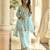 Latestpremium simar silk mirror work top with palazzo & dupatta set
