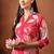 Floral printed regular pure cotton kurta with trousers