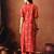 Floral printed mandarin collar pure cotton kurta with palazzos