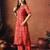 Floral printed mandarin collar pure cotton kurta with palazzos