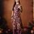 Floral printed round neck pure cotton kurta with trousers