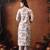 Floral printed mandarin collar pure cotton kurta with palazzos