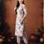 Floral printed mandarin collar pure cotton kurta with palazzos