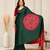 weeding wear gajji silk  saree heavy mirror work with matching blouse