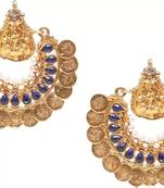 Reeti fashions ramleela earrings blue kundan