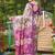 Multicolor tussar silk kalamkari printed sarees