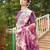 Multicolor tussar silk kalamkari printed sarees