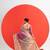Magenta color tussar silk madhubani printed sarees