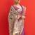 Magenta color tussar silk madhubani printed sarees