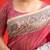Pink color tussar silk madhubani printed sarees