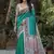 Rama color tussar silk blend madhubani print sarees