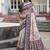 Black-multicolor tussar silk patola print sari