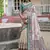 Green-multicolor tussar silk blend patola print sari