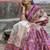 Wine-multicolor tussar silk patola print sari