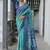 Rama color tussar silk temple border print sarees